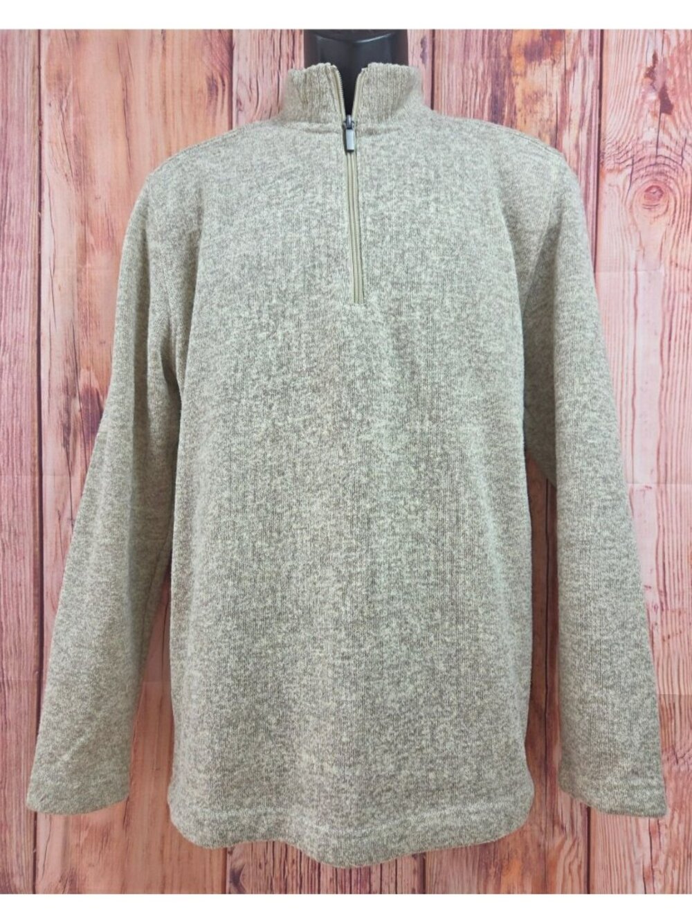 Telluride Clothing Co. Gray 1/4 Zip Pullover Sweater Large
